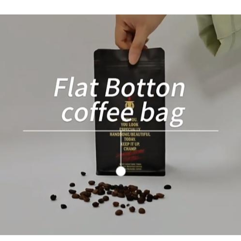 バルブとジッパーのコーヒーパッケージバッグ付きの環境に優しいコーヒーバッグ