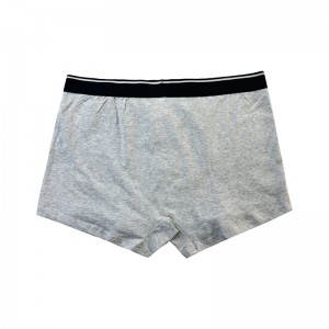 カスタマイズプレーンカラーアンダーウェアファッションフルプリント快適なソフトメンクリスマスボクサーブリーフグレーアンダーウェア