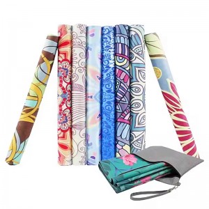 スエード（マイクロファイバー）ゴムヨガマット