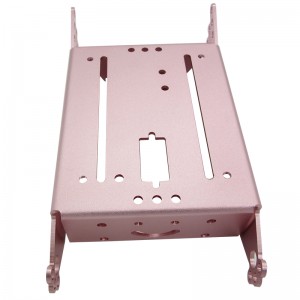 陽極酸化された仕上げのアルミニウム合金シートメタル部品のカスタム処理。