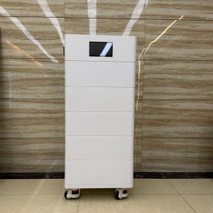 51.2V 100A LifePO4スタッカブルバッテリーパックスマートインテリジェントLEDスクリーン5kWh 10kWh 15kWh 20kWh最大電源最大40kWh