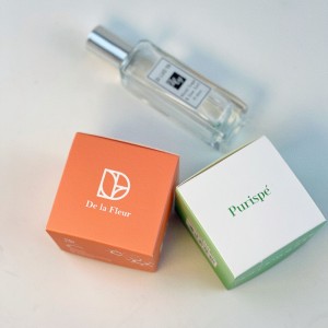 シックな化粧品クラフト紙ボックス