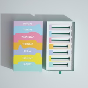 カラフルな平日ギフトボックス