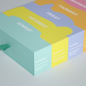 カラフルな平日ギフトボックス