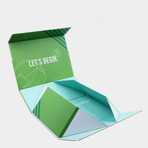 緑色の動機付け折りたたみ箱