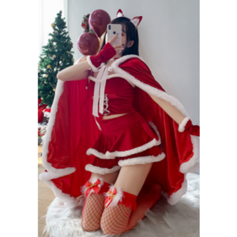 セクシーな女性\新年のドレス。新しい冬のスタイル、キャミソールアンダーシャツ、熱い女の子のためのトレンディな衣装、無実 - バニーガールの衣装、マント、ユニフォーム251を探しています+302価格：$299.99