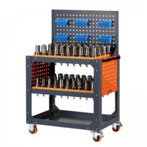 灰色のボス付きベンチヴァイステーブルカート