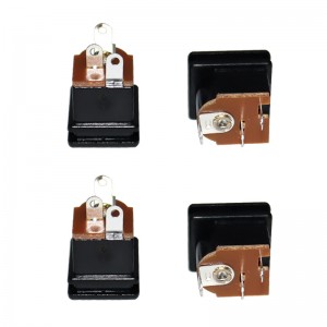 DCソケットDC-207、直接挿入オーディオソケット、2-ピン銅ピンパワー充電ソケット