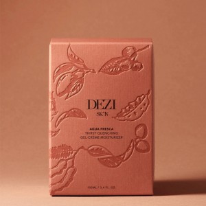 ボタニカエンボス加工されたリジッドボックス