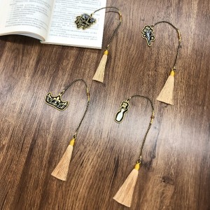 ファブリックブックマーク