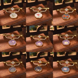 メタルフローラルジュエリーセット