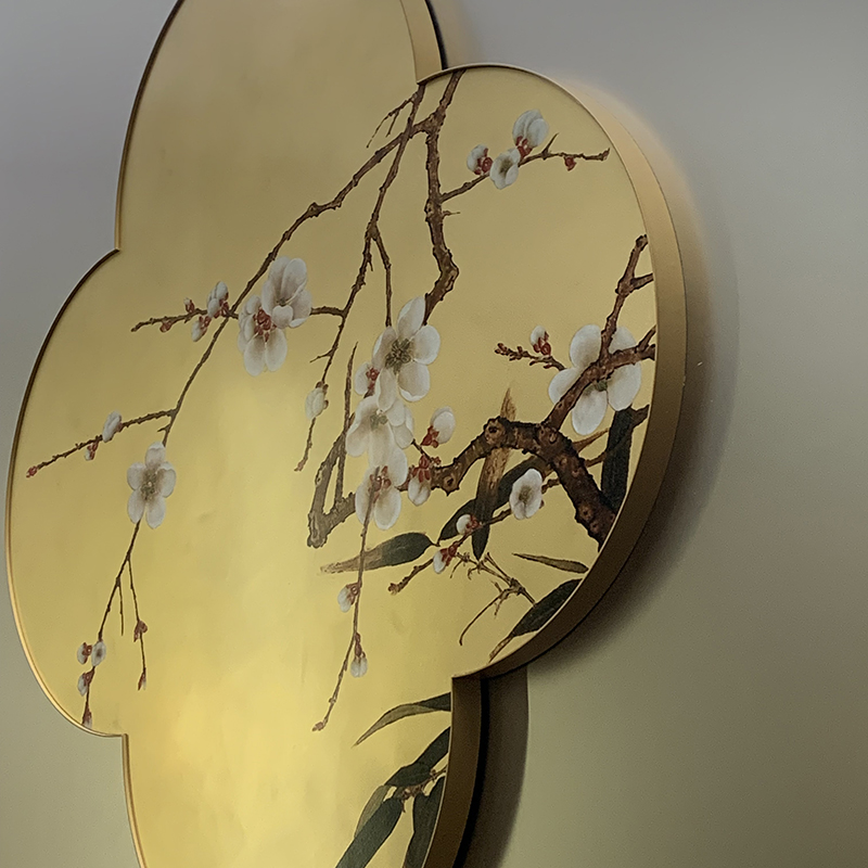 Zotyeステンレス鋼の金エレクトローム化された中国語-スタイルパターンステンレス鋼の装飾品