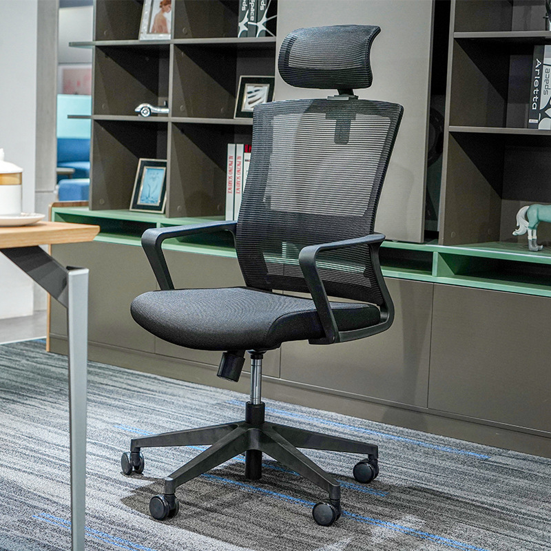 モデル BGY001 卸売人間工学に基づいたメッシュチェア - 通気性に優れた高さのある湾曲した背もたれ-調節可能なアームで勉強、オフィス、長時間座るセッションに最適