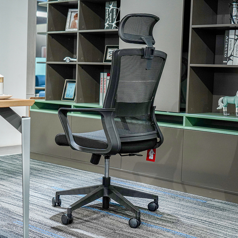 モデル BGY001 卸売人間工学に基づいたメッシュチェア - 通気性に優れた高さのある湾曲した背もたれ-調節可能なアームで勉強、オフィス、長時間座るセッションに最適