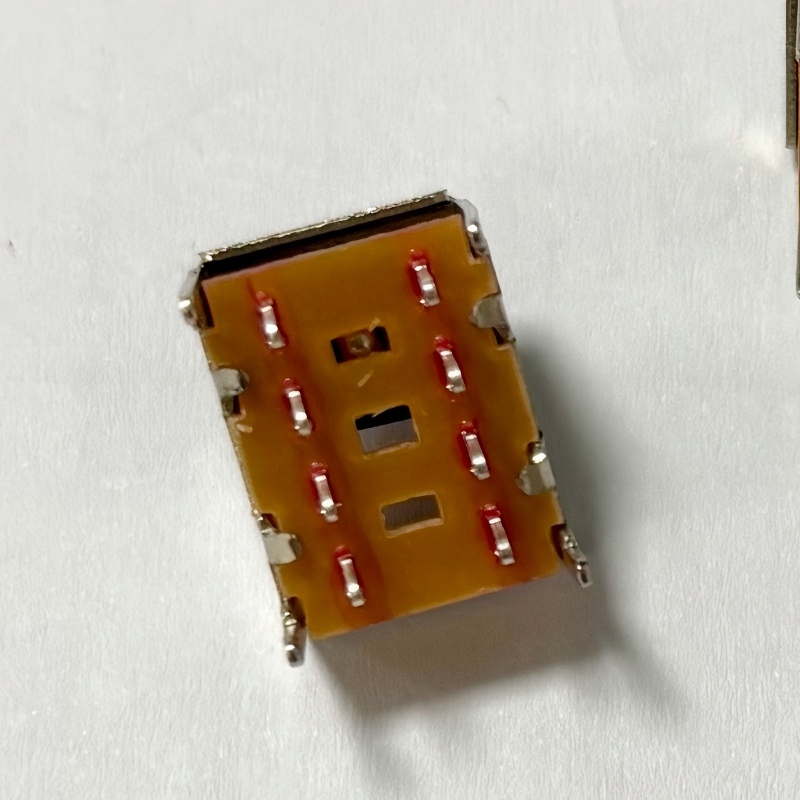 スライドスイッチ SS23F06 3-位置、10-LEDライト用のピンデザイン -- 東莞工場直通