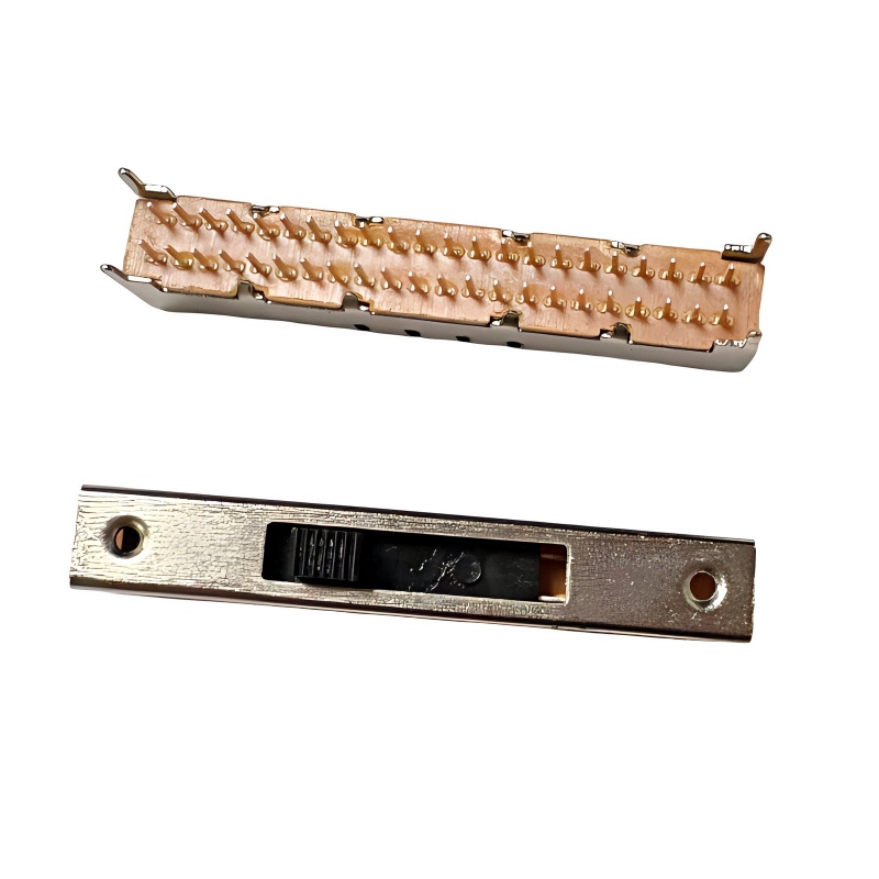 スライドスイッチSS-49D01 縦型-マウント9-位置ダブル-ポールダブル-おもちゃ用ローミニチュア電源スイッチ